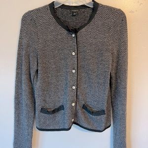Grey Short Cardigan